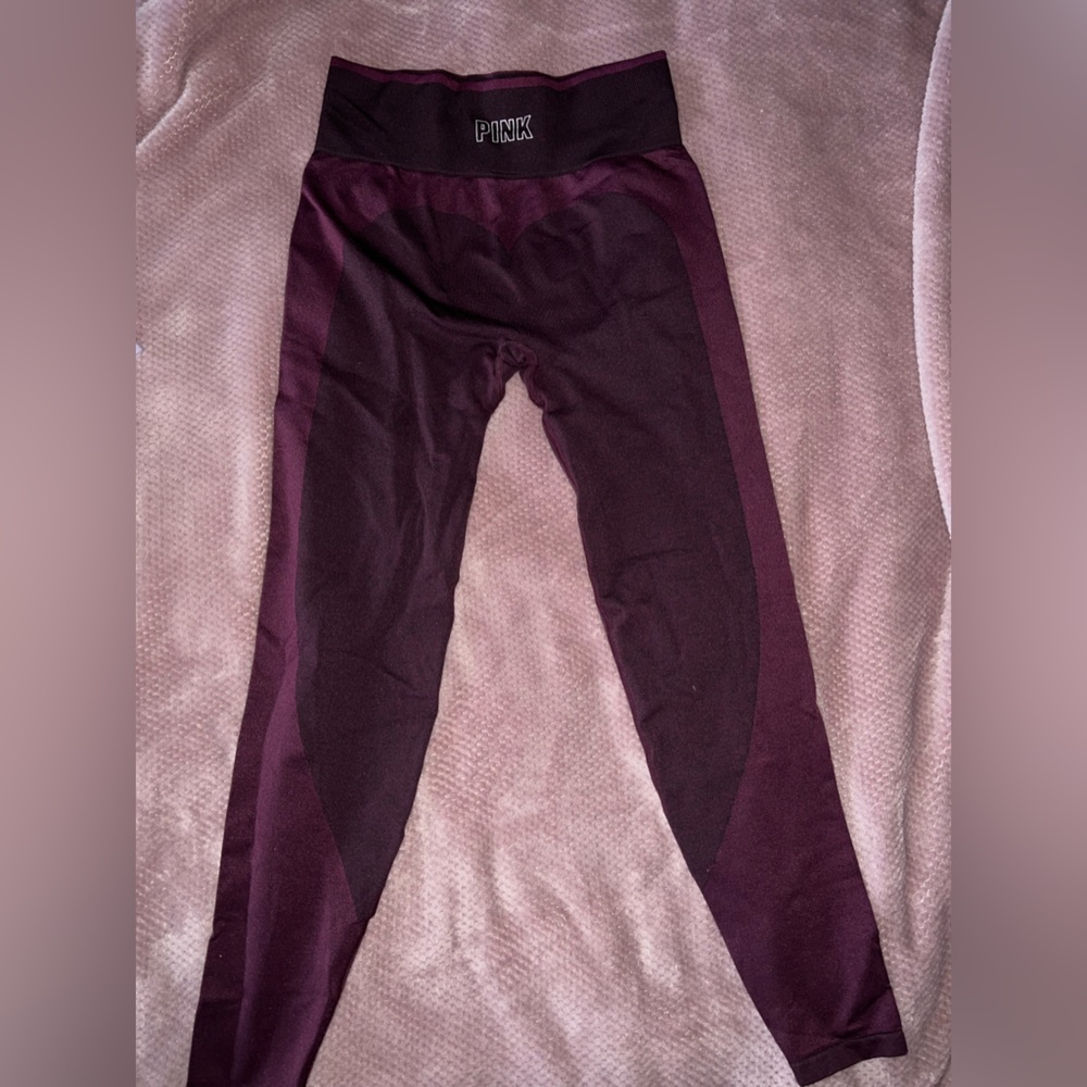 Pink seemless leggings